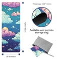 thumbnail image 4 of Cloud Gym Towel with Storage Bag, 72.8"x26.8", Suitable for Yoga, Pilates, Fitness, etc. - Yoga Towel, Yoga Towels, Yoga Mat Towel, 4 of 6