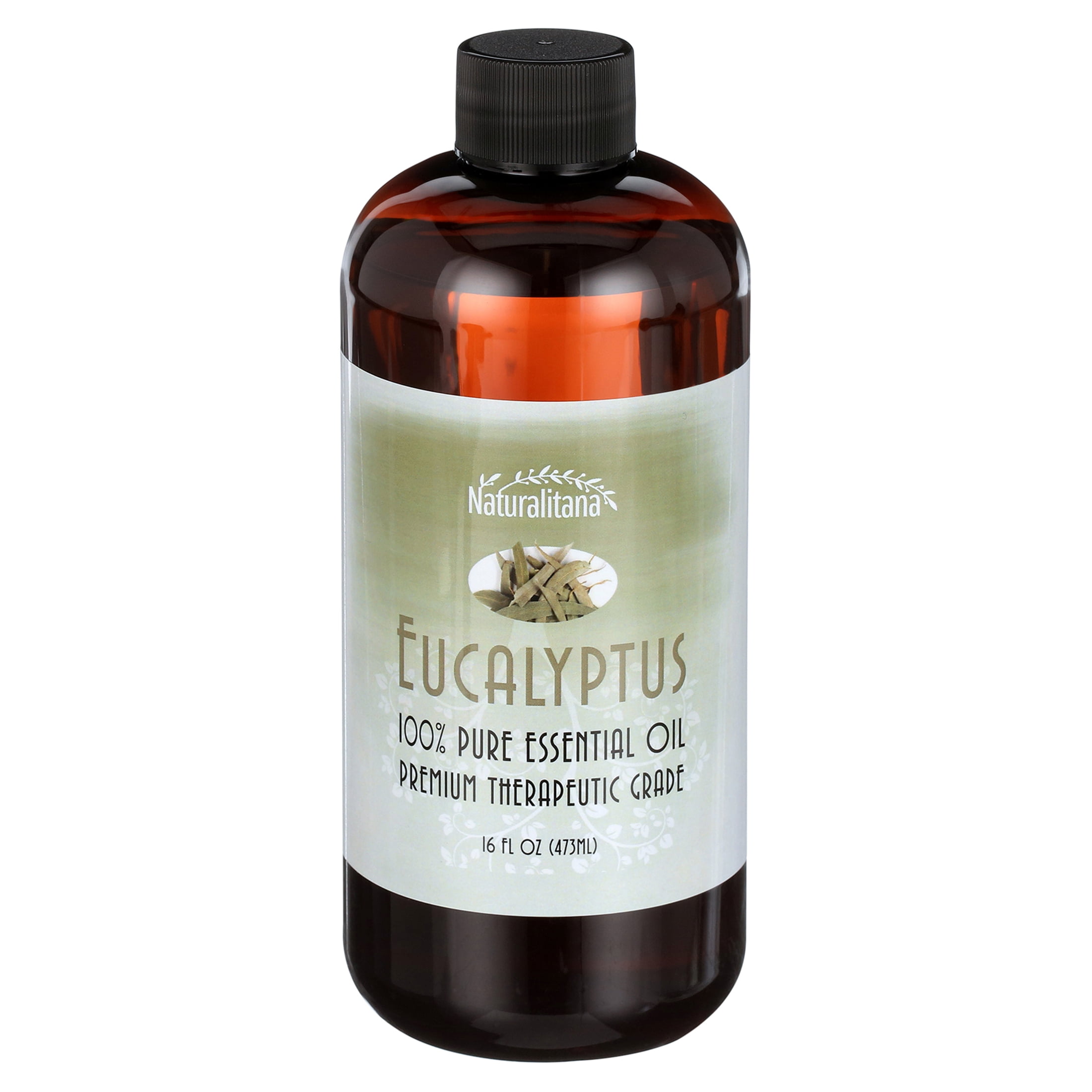 Naturalitana - Eucalyptus Essential Oil (16oz Bulk) for Aromatherapy, Diffuser, Soap, Bath Bombs, Candles