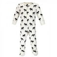 thumbnail image 3 of Hudson Baby Infant Boy Cotton Zipper Sleep and Play 3pk, Moose, 6-9 Months, 3 of 4