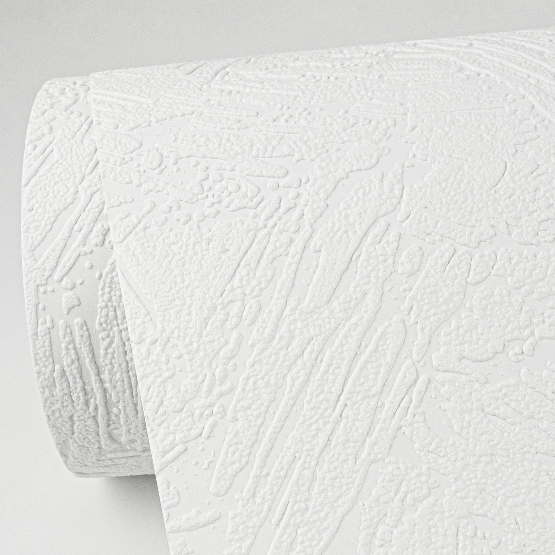 Brewster Home Fashions Leonardo White Plaster Paintable Wallpaper