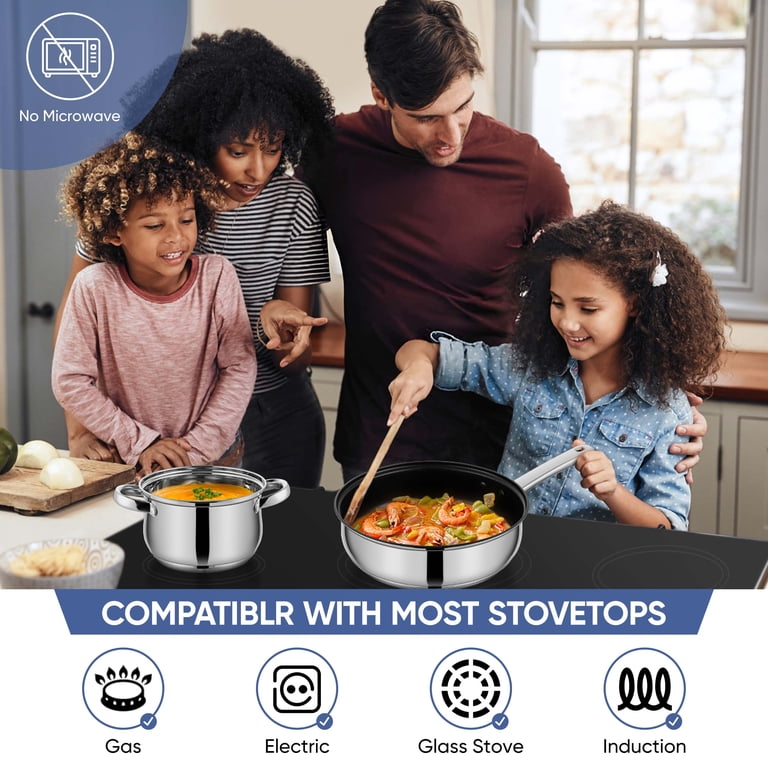 Coliware 5-Piece Stainless Steel Cookware Set photo 5