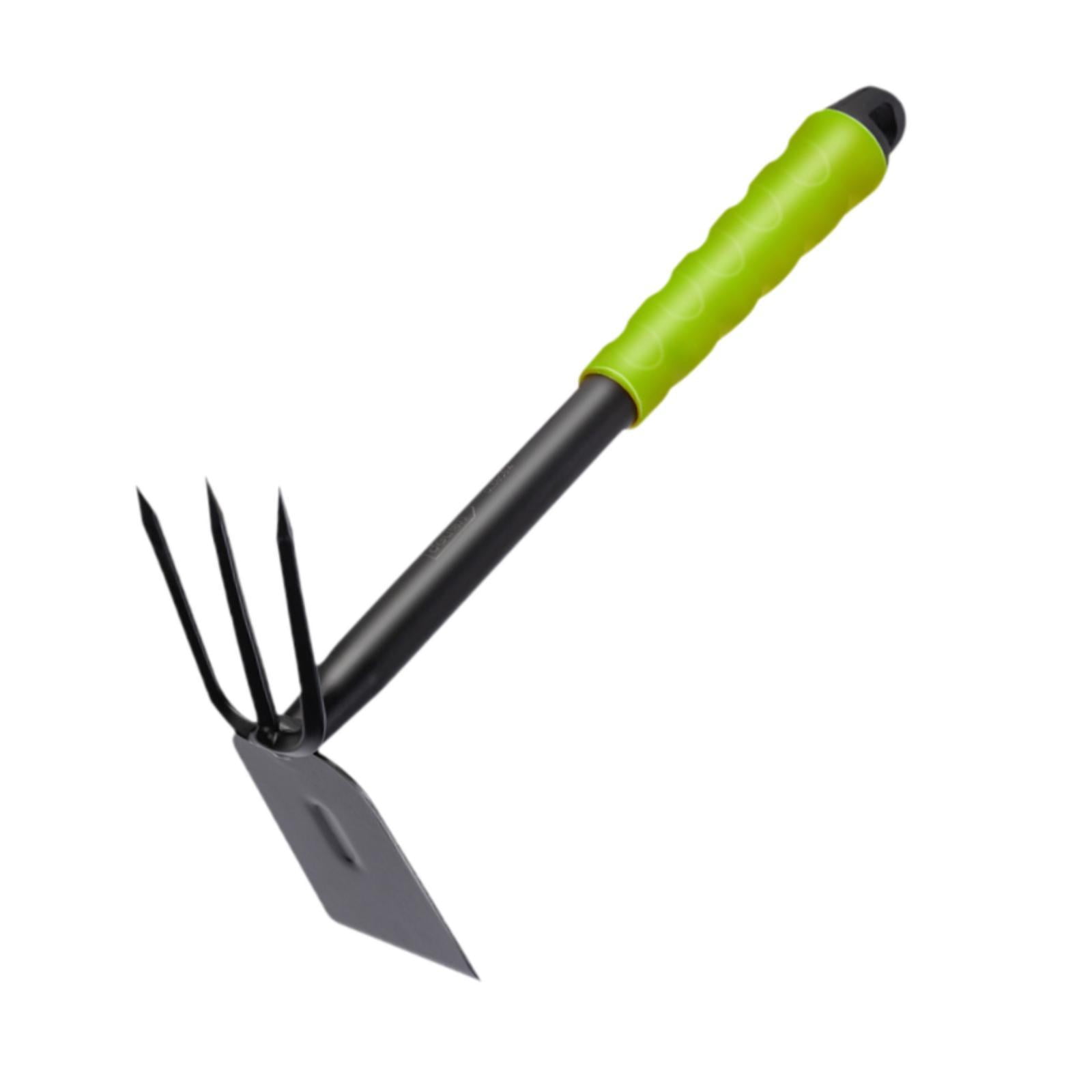 oshhni Hoe and Cultivator 2 in 1 Heavy Duty Garden Tool for Flower Bed Yard Tilling