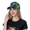 thumbnail image 5 of Fotbe Blue Morpho butterfly Pattern Baseball Cap, Adjustable Snapback Hats, Outdoor Baseball Hat for Men and Women Cotton Soft, 5 of 6