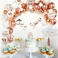 thumbnail image 3 of BIRLON Girl Baby Shower Balloon Party Decorations with Banner and Mummy to be Sash(Rose Gold), 3 of 6