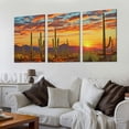 thumbnail image 2 of Shangniulu Canvas Wall Art For Living Room Cactus Plant Landscape Painting Bathroom Wall Decor Ready To Hang Home Decorations Bedroom Kitchen Inspirational Canvas Prints Posters Painting Wall Artwork, 2 of 4