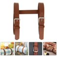 thumbnail image 3 of HLONK H Shape Heavyduty Travel Rug Carrier Blanket Carry Strap Holder W/ Handle, 3 of 4