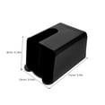 thumbnail image 2 of OULII Black ABS Wall Mounted Chopsticks and Spoon Holder Kitchen Organizer 2Pcs, 2 of 8