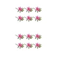 thumbnail image 2 of Bearachild 6 uds Lilys artificiales simulación de flores reutilizable lavable decorativo hogar sala de estar adorno de planta falsa Rosa oscuro 2piezas, 2 of 6