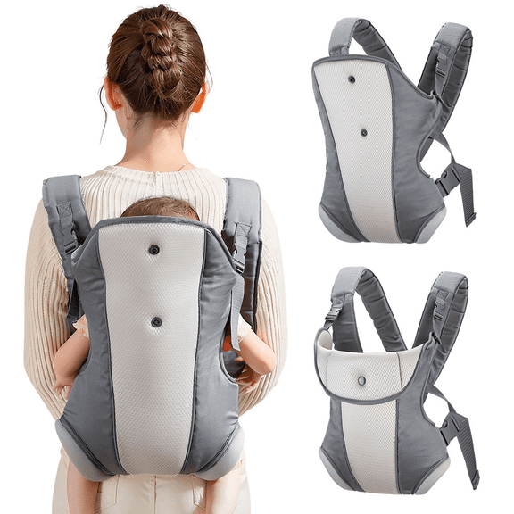 Lvelia Baby Carrier Newborn to Toddler,4-in-1 Baby Ergonomic and Cozy Adjustable Lightweight Infant Carrier,Newborn Baby Carrier for 8-32 lbs