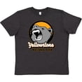 thumbnail image 3 of Inktastic Yellowstone Growling Bear Youth T-Shirt, 3 of 5