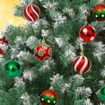 thumbnail image 3 of 30Pcs Christmas Balls Set, 2.36" Shatterproof Christmas Tree Balls Ornaments for Christmas Tree Red & White Tree Decoration Balls Christmas Baubles, 3 of 9