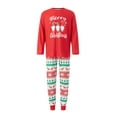 thumbnail image 2 of Meihuid Family Matching Christmas Pajamas Set Sleepwear Jumpsuit Hoodie with Hood for Family, 2 of 9