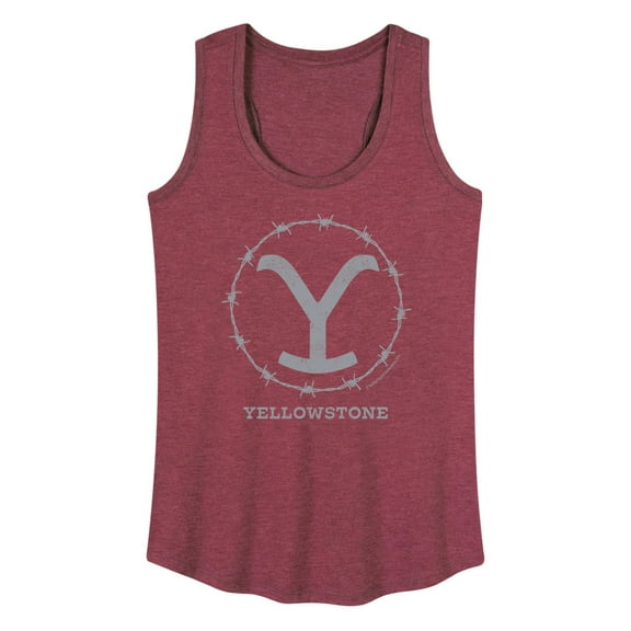 Yellowstone - Y Logo Barbed Wire - Women's Racerback Tank Top