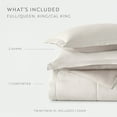 thumbnail image 4 of All Season Reversible Comforter Set Breathable Cool in Natural & Latte Cal King/King Size Bedding by Comfort Canopy, 4 of 19