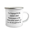 thumbnail image 2 of Inspirational Fiance Gifts, I'm Engaged to the World's Best Neurosurgeon in the History of, Valentine's Day 12oz Camper Mug For Fiance, 2 of 2