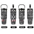 thumbnail image 5 of WWE 30 Oz Tumbler with Straw, Vacuum Insulated Stainless Steel Double Wall Water Bottle Travel Coffee Mug, Gifts, 5 of 8