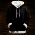 thumbnail image 4 of TrendOFT Christmas Hoodies for Women Merry Christmas Tree Sweatshirts Cute Xmas Snowman Santa Claus Sweater Holiday Pullover Black L, 4 of 6