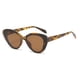 thumbnail image 3 of Paquete de 2 gafas de sol Yuyangstore estilo retro pequeño de los años 70 Negro anteojos ojo de gato, 3 of 6