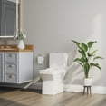 thumbnail image 2 of Ace One-Piece 0.8/1.28 GPF Dual-Flush Rectangular Floor Mounted Toilet in White (Seat Included), 2 of 15
