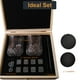 thumbnail image 2 of Juego de piedras para whisky de 8 Uds., piedras para enfriar, 2 vasos, caja de madera, rocas para enfriar, cubitos de hielo reutilizables, 2 of 8