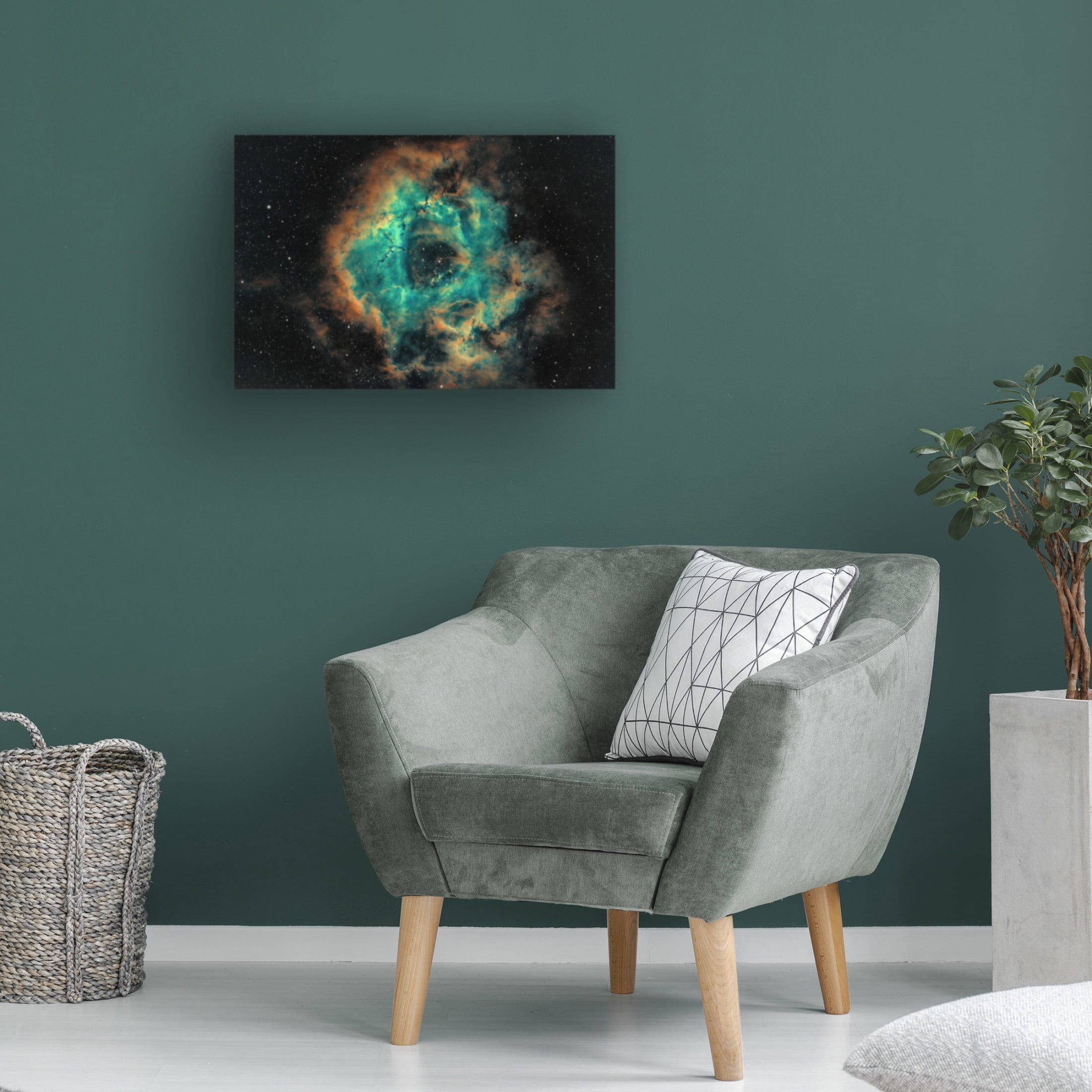 Trademark Fine Art TaranSohal  The Rosette Canvas Wall Art