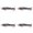 Black, variant on VMWMSSR 4Pcs Realistic Multi Jointed Swimbait Lure Kit 5.27", Anti-Rust Double Treble Hooks Artificial Fishing Bait Fishing Tackle Accessory Pack For Angler Outdoor Fishing(Blue-4PCS)