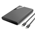 thumbnail image 1 of yeacher ORICO 2521C3 2.5" SATA HDD/SSD Enclosure with USB 3.1 Type-C, UASP Support, 5Gbps Transfer, Tool-Free Design, Compatible with Windows/Mac/Linux, Up to 4TB Capacity, Black ABS Plastic,, 1 of 6