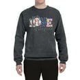 thumbnail image 3 of For the Love of the Game Sports Unisex Crewneck Graphic Sweatshirt, Charcoal, Medium, 3 of 5
