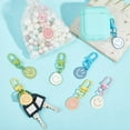 thumbnail image 3 of 8Pcs 8 Colors Smile Key Chain Mini Emoticon Keychain Happy Face Keychain Cute Expression Keychain Enamel Smiling Face Pendant Decorations for Purse Handbag Bag Backpack Charm Accessories, 3 of 6
