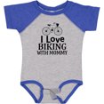 thumbnail image 3 of Inktastic Biking with Mommy Bicycle Boys or Girls Baby Bodysuit, 3 of 5