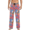 thumbnail image 2 of FREEAMG Hippie Mandala Pattern Pajama Pants for Men, Men's Separate Bottoms, Pure Cotton Comfortable Lounge Pants?553?, 2 of 7