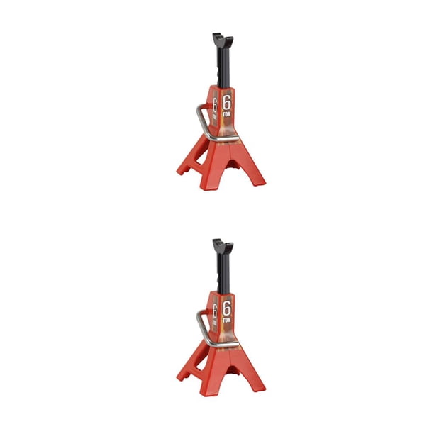Bewildely Soporte de mantenimiento de gato de coche RC herramienta de reparación de altura ajustable reemplazo de accesorio automotriz para Naranja 6T 2piezas