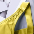 thumbnail image 6 of vigerkar Sports Bra for Women-High Impact Criss Cross Back, Full Support for Large Bust Yoga Bra (Yellow, M), 6 of 6