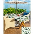thumbnail image 5 of nqOlkjepod Botanical Leaves Outdoor Tablecloth with Umbrella Hole & Zipper, Summer Retro Pastoral Garden Plant Rectangle Table Cover 60x84 Inch, Dining Waterproof Table Cloth Protector for Patio, 5 of 7
