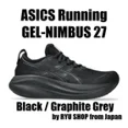 thumbnail image 1 of ASICS Running Shoes GEL-NIMBUS 27 1011B958.001 Black / Graphite Grey, 1 of 21