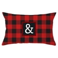 thumbnail image 1 of Funda de almohada navideña con diseño de muñeco sin rostro, gnomo enano, duende, enrejado, árbol de Navidad, copo de nieve, lino estampado, funda de almohada para sofá, funda de almohada de piel de me, 1 of 3
