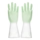 thumbnail image 1 of Guantes de Limpieza de Goma, Diseño Antideslizante, Puños Elásticos Cómodos, Reutilizables para Cocina, Baño, Lavandería y Limpieza Del Hogar, Material Duradero, Juego de 1 Par, 1 of 1