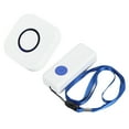 thumbnail image 1 of Caregiver Pager  Call Button, IP55 Waterproof 433Mhz Caregiver Call Button with 4 Level Volume Adjustment, Portable Nurse Calling Alert for Home Elderly, 1 of 7