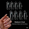 thumbnail image 1 of 240 Uds puntas Gelly puntas de extensión de uñas de Gel suave cubierta completa preformada esculpido largo ataúd Stiletto punta falsa molde de construcción rápida Tan Jianjun unisex, 1 of 2