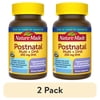 (2 pack) Nature Made Postnatal Multivitamin + DHA 200mg, Postnatal Vitamins for Breastfeeding Moms, 60 Ct