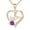 Purple, variant on GHSOHS Necklaces for Women Trending Necklace Pendant Jewelry Collar Necklaces Express Your Love With Our Exclusive Mom Heart Pendant Necklace: A Thoughtful Mother's Day Present Choker Necklace