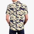thumbnail image 4 of Balery Game Controller Printed Men’s Short Sleeve Polo Shirt, Midweight Men's Shirt,Golf Polo shirts -Small, 4 of 9