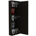 thumbnail image 5 of Napoles 3 Piece Bedroom Set, Leto Shoe Rack + Napoles Nightstand + Napoles Nightstand, Black, 5 of 6