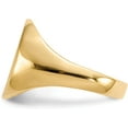 thumbnail image 3 of Avariah Diamonds 14k Yellow Gold 13 x12mm Closed Back Signet Ring - Ring Size 6.5, 3 of 8