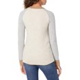 thumbnail image 2 of walmart Essentials Chandail à Col Rond à Manches Longues pour Femmes, Coupe Classique, Toucher Doux, 2 of 7