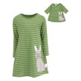 thumbnail image 4 of Leveret Girl and Doll Cotton Dress Bunny 14 Year, 4 of 4