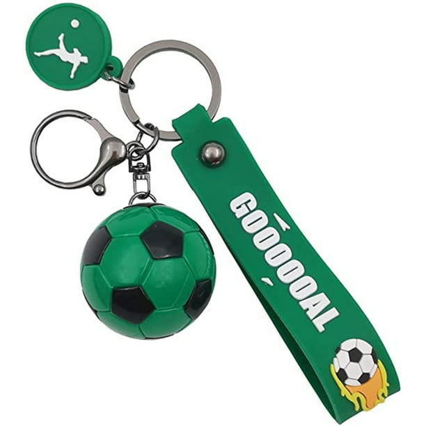 Llavero decorativo llavero de fútbol deportivo llavero de llavero colgante para bolso