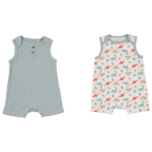 Kyle & Deena Baby Boy 2 Pk Rompers, Sizes Newborn-9 Months