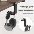 thumbnail image 4 of Soporte Giratorio de 360° para Auriculares, Soporte de Escritorio para Auriculares, Gancho de Pared para Accesorios de Control de Juegos A, 4 of 5