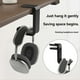 thumbnail image 4 of Soporte Giratorio de 360° para Auriculares, Soporte de Escritorio para Auriculares, Gancho de Pared para Accesorios de Control de Juegos A, 4 of 5